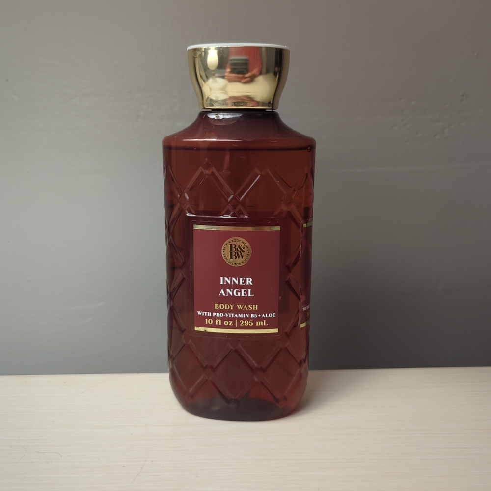 Bath & Body Works Inner Angel Body Wash - Burgundy & Gold Cap